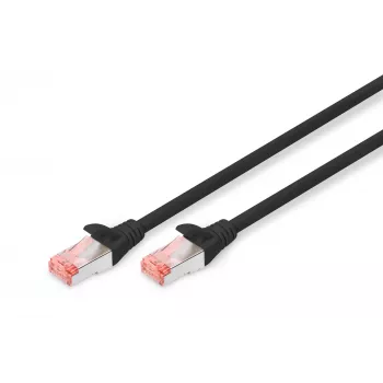 DIGITUS patch kabel - CAT6 - S/FTP - Snagless - Cu - 2m - crni