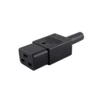 Microconnect C19PLUG mrežni kabel, crni, C19 spojnica