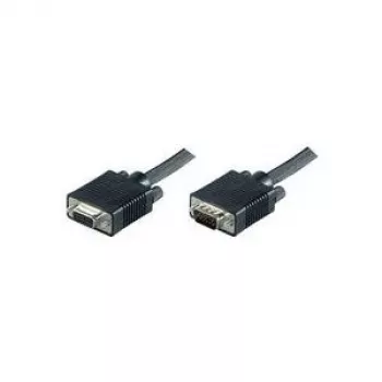 Microconnect MONGH1B video kabel adapter 1 m SVGA HD15 crni