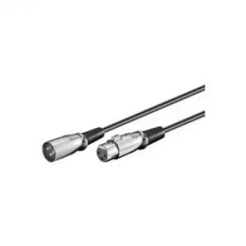 Microconnect XLRMF2 audio kabel 2 m XLR (3-pinski) crni