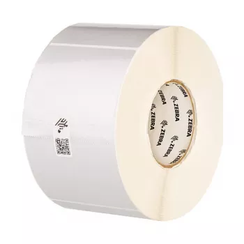Zebra Z-Ultimate 3000T 3006628 rola etiketa, poliester, srebrna, trajno ljepljivo ljepilo, 70 x 32 mm, jezgra 25,4 mm, Ø 127 mm, 2370 etiketa/rola (28.440 po setu)