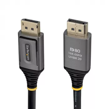 StarTech.com 2 m DisplayPort 2.1 kabel, DP80, utikač na utikač (DP21V-2M-DP80-CABLE)