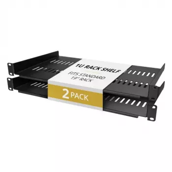 StarTech.com 1U ventilirana izvlačna polica za server ormar - nosivost 10 inča dubine - pakiranje 2 kom