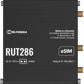 Teltonika RUT286 4G/LTE/3G RS232 RS485 Global POE industrijski usmjerivač