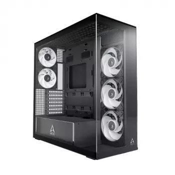 ARCTIC Xtender crno kućište Mid-Tower ATX s prozirnim staklom