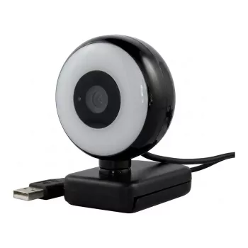 WEMISS CM-A2 Stream Series s ringlight Full HD web kamera, 1/3 inch CMOS senzor, crna