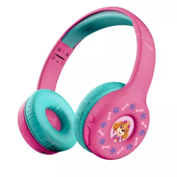 TRUST Nouna bežične dječje slušalice Paw Patrol ružičaste