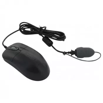 Seal Shield Silver Storm vodootporni žični optički miš, 3 tipke, USB, crni