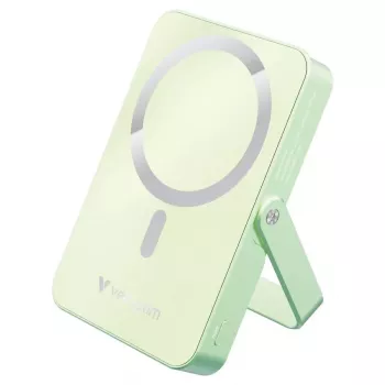 Verbatim Charge 'n' Go magnetski bežični power bank sa stalkom 10000mAh USB-C PD 3.0 zeleni