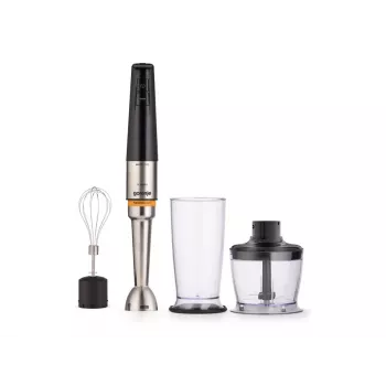 Gorenje HBX1200EB 1200 W štapni mikser s plastičnom posudom, 0,8 L, nehrđajuća osovina, crni