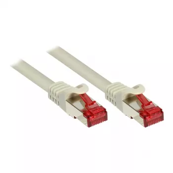 GoodConnections Alcasa RJ45 patch kabel, Cat6, S/FTP, 10m, zlatni, utikač/utikač