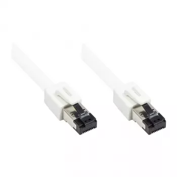 GoodConnections RNS® Cat.8.1 S/FTP patch kabel, PiMF, LSZH, 2000MHz, 40Gbit/s, bijeli, 0,5m