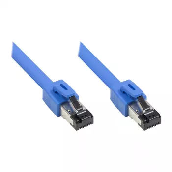GoodConnections RNS® patch kabel Cat. 8.1, S/FTP, PiMF, LSZH, 2000MHz, 40Gbit/s, plavi, 0,5m