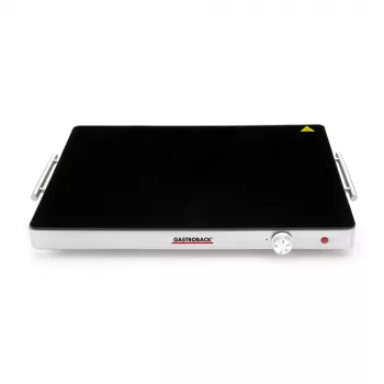Gastroback 42491 Design Warming Tray, 400 W, up to 110°C, 540 x 410 mm Heating Area, Glass