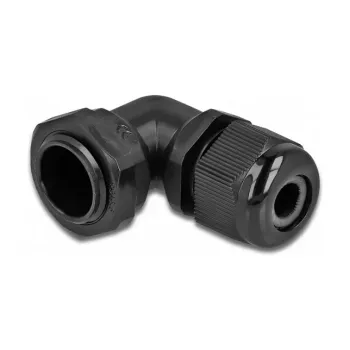 Delock kabelska uvodnica 90° zakrenuta PG13.5 crna