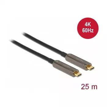 Delock aktivni optički USB-C video kabel 4K 60 Hz 25 m