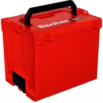 FISCHER L-BOXX FLB 374 prazna kutija za pohranu alata, crveno-crna