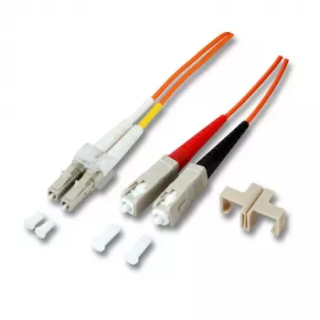 EFB-Elektronik ECOFIBER dupleks jumper LC-SC 50/125 µm OM2 LSZH narančasti 2,0 mm 3 m
