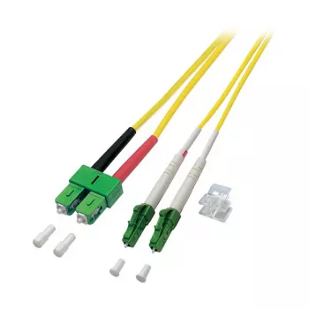 EFB dupleks patch kabel LC/APC-SC/APC OS2 G652D 10m LSZH 2mm žuti