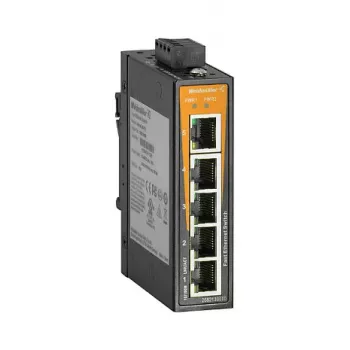 WEIDMUELLER IE-SW-EL05-5TX neupravljani Fast Ethernet industrijski switch, 5x RJ45, DIN tračnica