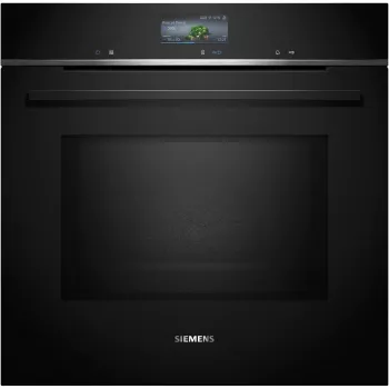 SIEMENS HM736GAB1 iQ700 ugradbena pećnica s mikrovalnom, crna, 60 cm, Home Connect