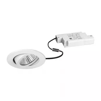 Brumberg 39353073 DAMITA LED stropni reflektor okrugli bijeli 6W 230V IP65 zakretni fazno prigušivi 3000K toplo bijela