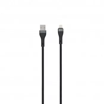 SEEK TOTI USB-A na Lightning 2m pleteni kabel 2A (Non-MFI) crni