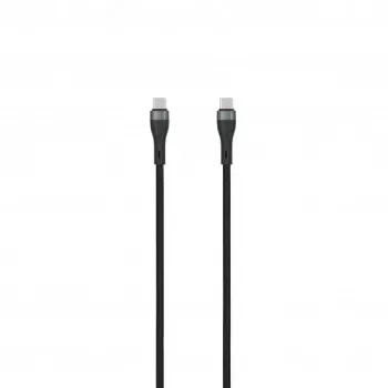 SEEK TOTI USB-C na USB-C 2m pleteni kabel 3A crni