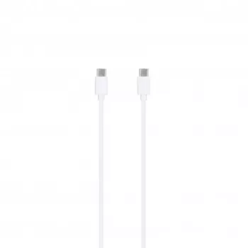 SEEK TOTI Type-C na Type-C 1m PVC podatkovni kabel 3A bijeli