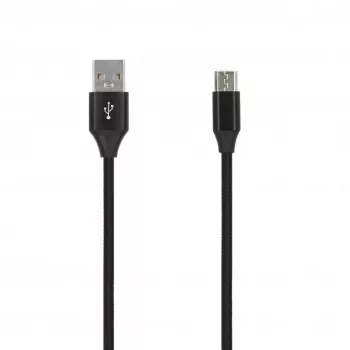 SEEK TOTI USB A na Micro USB, 2m pleteni kabel, 2A, crni