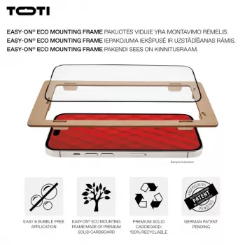 TOTI PREMIUM Premium kaljeno staklo 3D zaštita zaslona puni pokrov za Samsung Galaxy S24/S25