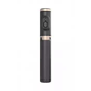 SEEK TOTI selfie stick sa skrivenim dizajnom i stabilnim stativom Q12, crni