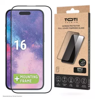 TOTI PREMIUM Premium kaljeno staklo 3D zaštita zaslona puni pokrov za Apple iPhone 16