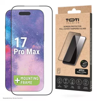TOTI PREMIUM kaljeno staklo 3D zaštita zaslona Full Cover za Apple iPhone 17 Pro Max