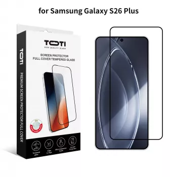 TOTI PREMIUM kaljeno staklo 2.5D zaštita zaslona Full Cover za Samsung Galaxy S26 Plus
