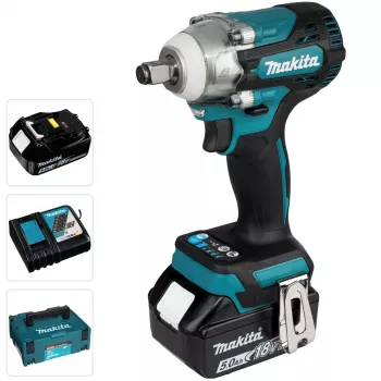 Makita DTW300TJX7 akumulatorski udarni odvijač 1/2 inch četvrtasti pogon s dodatnom baterijom