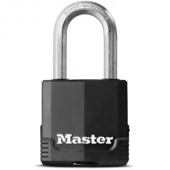 Master Lock M115EURDLF Excell laminirani lokot 49 mm širina luka, 38 mm visina luka, različite brave, zaštitni premaz, za vrata, garaže, ograde