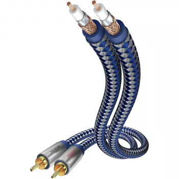 in-akustik Premium audio kabel RCA na RCA, 5,0 m