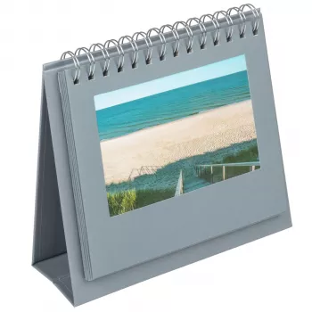 Walther SF440D Spiral Picture Frame, 10x15 cm, Grey, Vertical, 12 Photos