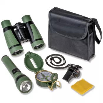Carson AdventurePak HU-401 5x30 dalekozor s kompasom, svjetiljkom i pištaljkom