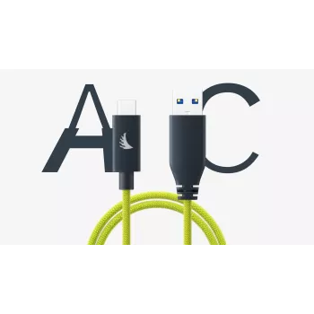 Angelbird USB-A na C 3.2 Solid Flex kabel limeta 1 ft UAC3SFL32