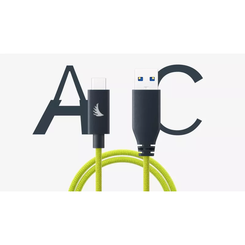 Angelbird USB-A na C 3.2 Solid Flex kabel limeta 1 ft UAC3SFL32