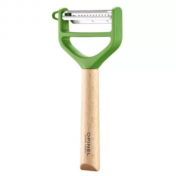 OPINEL T-Duo Y-Peeler Stainless Steel Green Beechwood