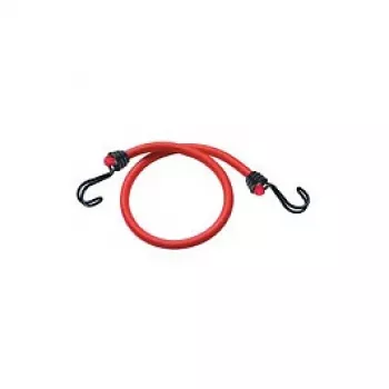 Master Lock 3020EURDAT elastični remen s dvostrukom žicom i kukom - 0,6 m - 40 kg - crveni - 2 komada