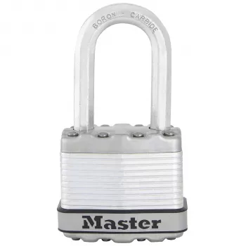 Master Lock laminirani lokot M1EURDLFCC s korozijskom zaštitom, ugao od bor karbida, promjer 8 mm, širina ugla 48 mm, različiti ključevi, 2 ključa, otporan na vremenske uvjete, razina sigurnosti 8/10