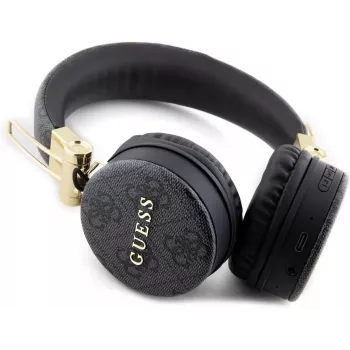GUESS GUBH704GEMK bežične slušalice oko uha, crne, 4G Metal Logo