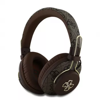 GUESS bežične Bluetooth slušalice 4G Metal Logo smeđe GUBHS72P4FC4MW