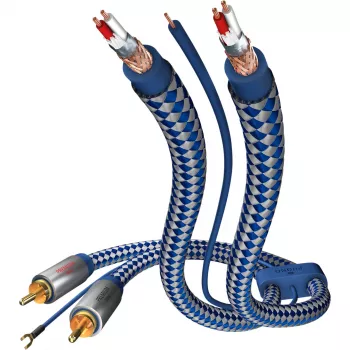 IN-AKUSTIK Premium II Phono RCA interkonekcijski kabel 1,5m crni