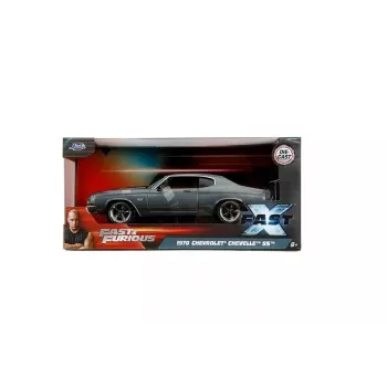 Jada Toys Fast & Furious 1970 Chevrolet Chevelle SS 1:24 die-cast model automobila - Gunmetal Grey
