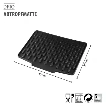 GEFU DRIO podloga za sušenje antracit